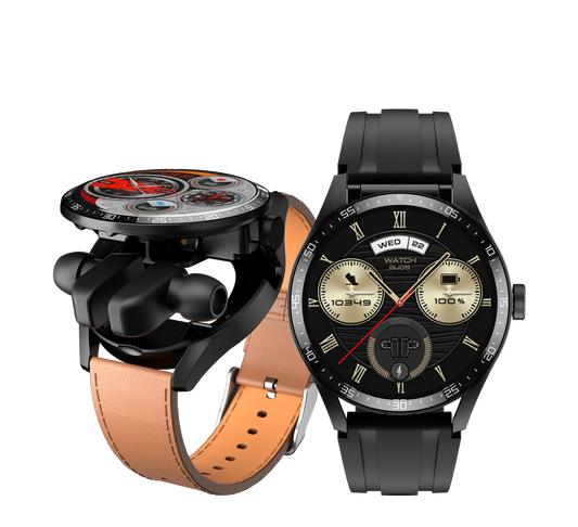 PowerBand GT5 – Luxury 2-in-1 Smartwatch & Earbuds